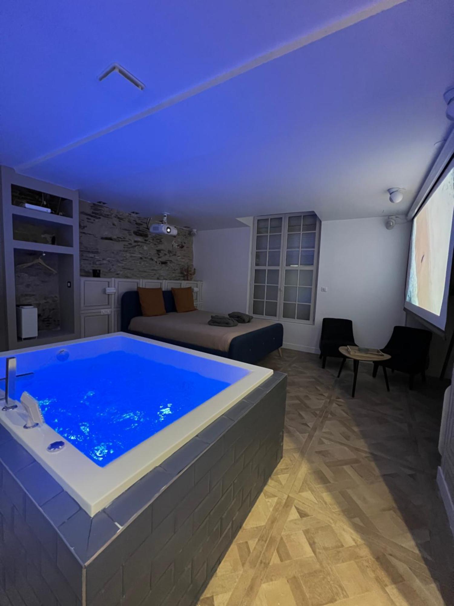 Avec Jacuzzi Sauna & Cinema - Nid D'angers