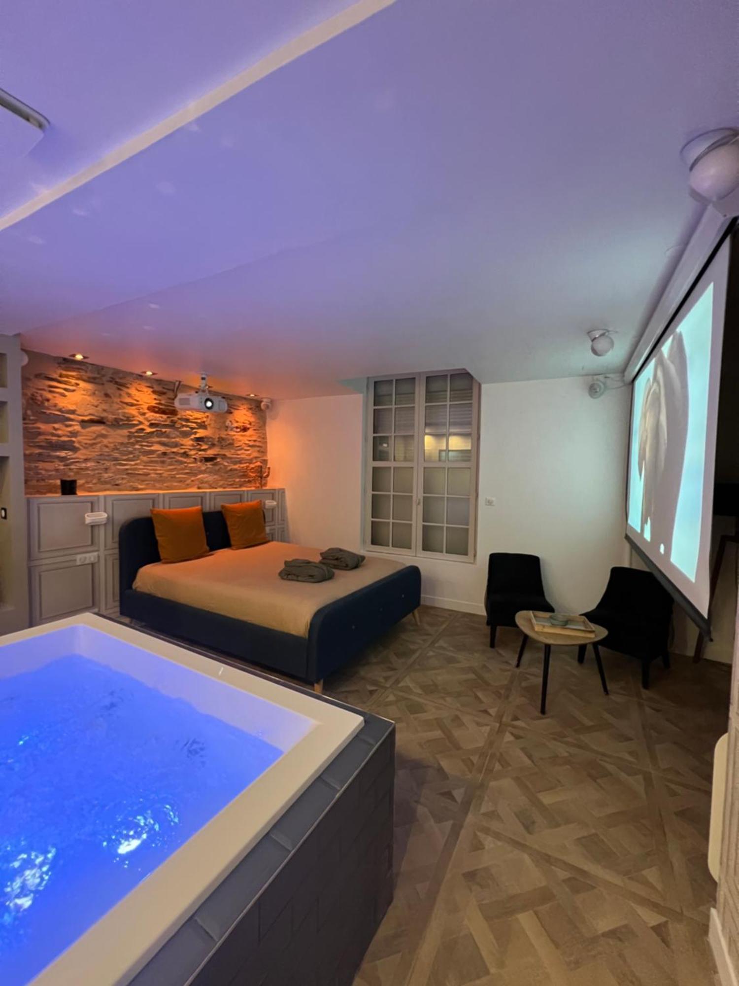 Apartamento Avec Jacuzzi Sauna & Cinema - Nid D'angers Angers